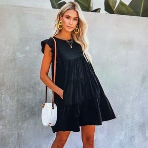 After market dress. Brand new with tags. Color black. Size small.